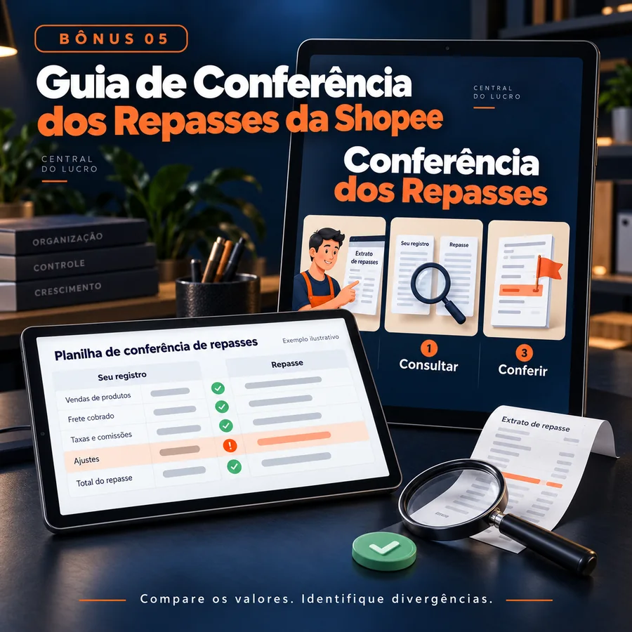 Guia de Conferência dos Repasses da Shopee