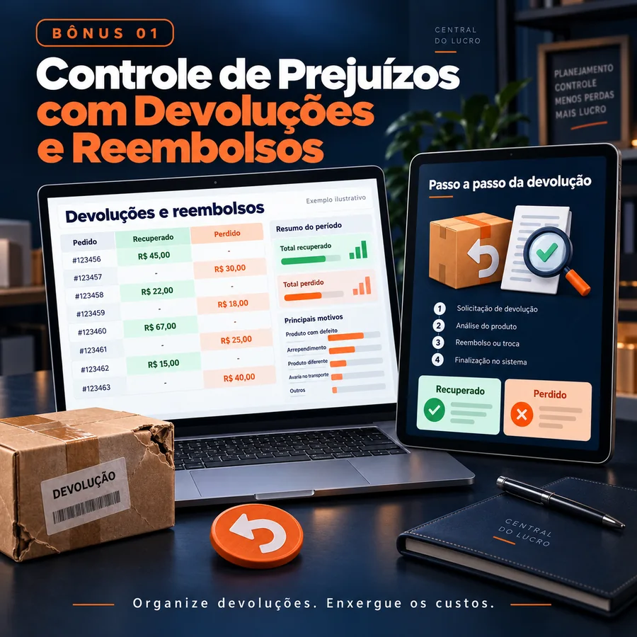Controle de Prejuízos com Devoluções e Reembolsos